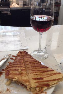 The Munch Crêpe + Pinot Noir @ Dirty Dishes