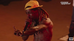 Lil Wayne performing at Mass Appeal show at SXSW