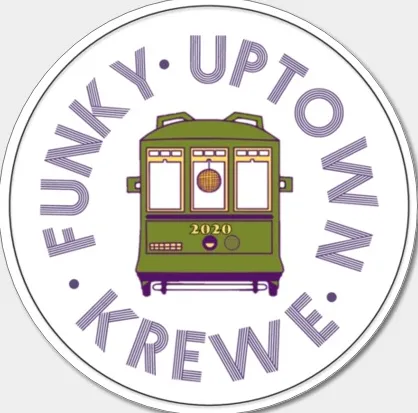 Funky Uptown Krewe Parade logo