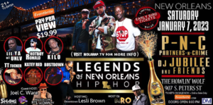 Legends of New Orleans Hip Hop flyer